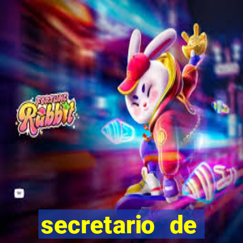 secretario de esporte salario